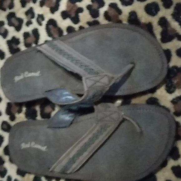 Men's bass fishing sandals and thong red camel - Picture 4 of 6